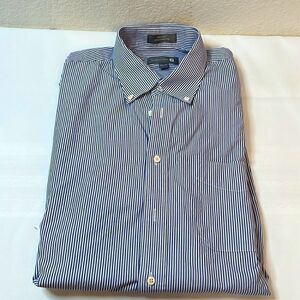 Nordstrom Men's Button-Down Long Sleeve Shirt - Size 17-1/2-35